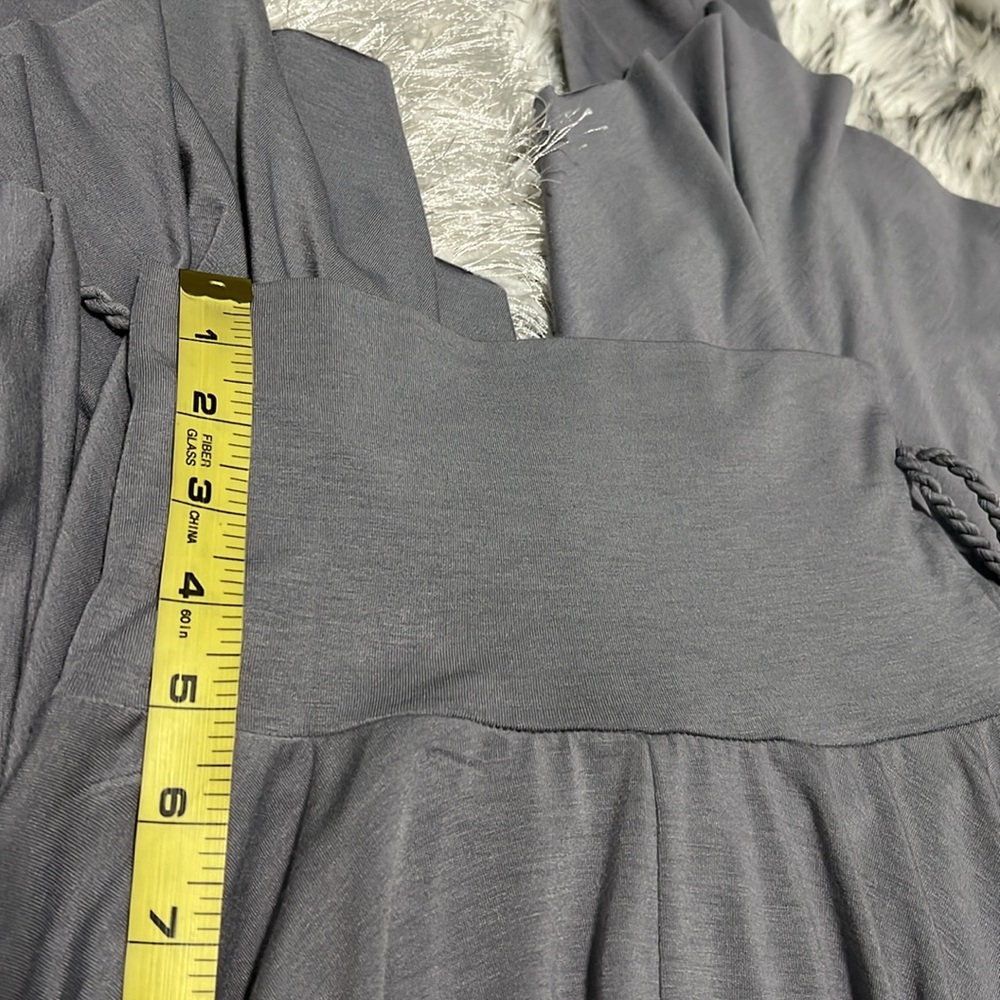 Y2K RARE Forever 21 Uneven Hem High Waisted MIDI A-line Skirt Gray XSmall - Picture 12 of 16